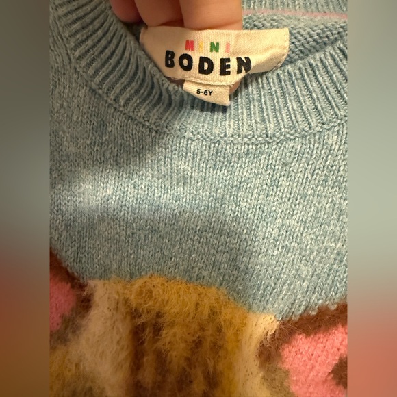 Mini Boden cat sweater size 5-6 - Picture 3 of 3